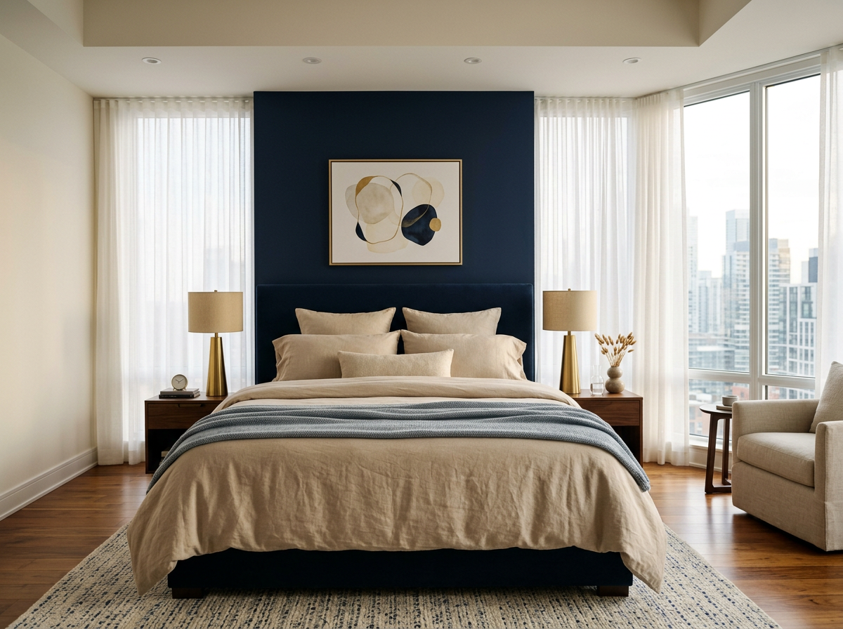Family bedroom interior